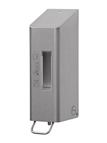 Dispenser till toalettrengöringsmedel - SanTRAL TSU 5 spray - Rostfritt stål - 600 ml.