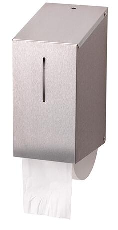 Dispenser till toalettpapper - Twin Roll - Rostfritt stål - D02E