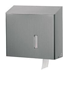 Dispenser till toalettpapper, SanTRAL RHU 31, rostfritt stål, Jumbo rullar